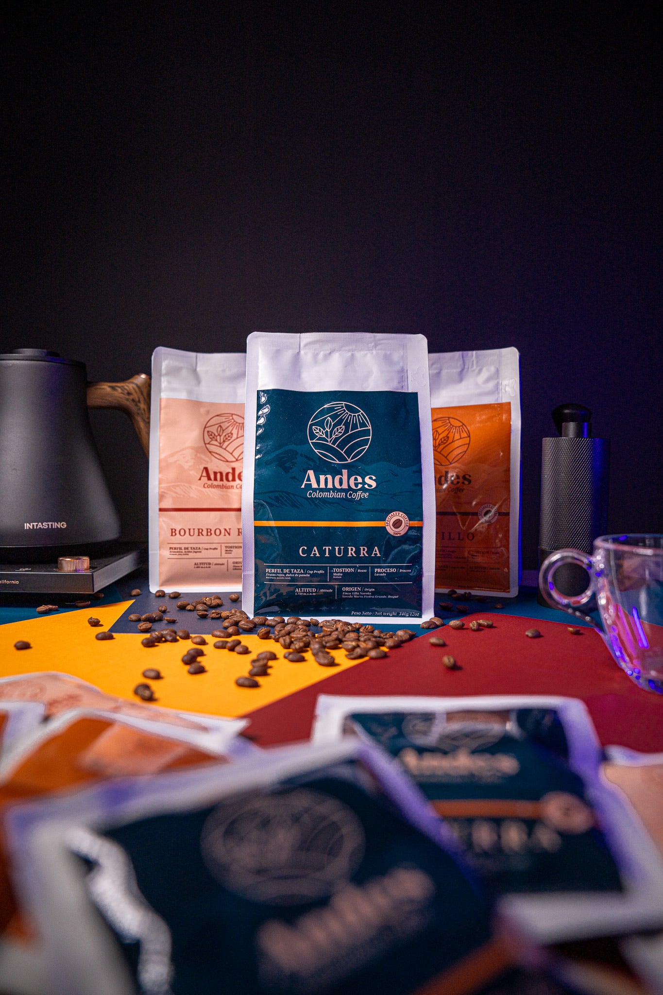 Café Colombiano Premium Caturra - Grano 340g